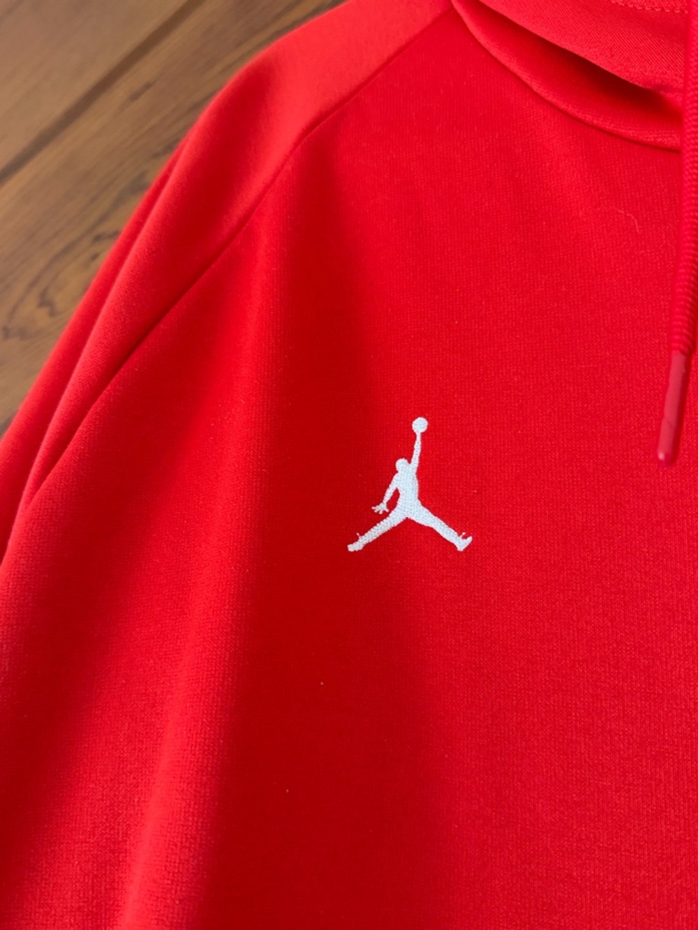 Jordan Jumpman Pullover Hoodie Men's 4XL Gym Red Fleece Lined Polyester - Picture 2 of 7